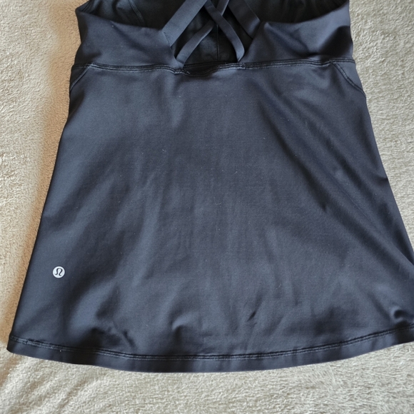 Lululemon Stash N Run Tank Medium Support B/C Cup Black Size 8 - Picture 8 of 12